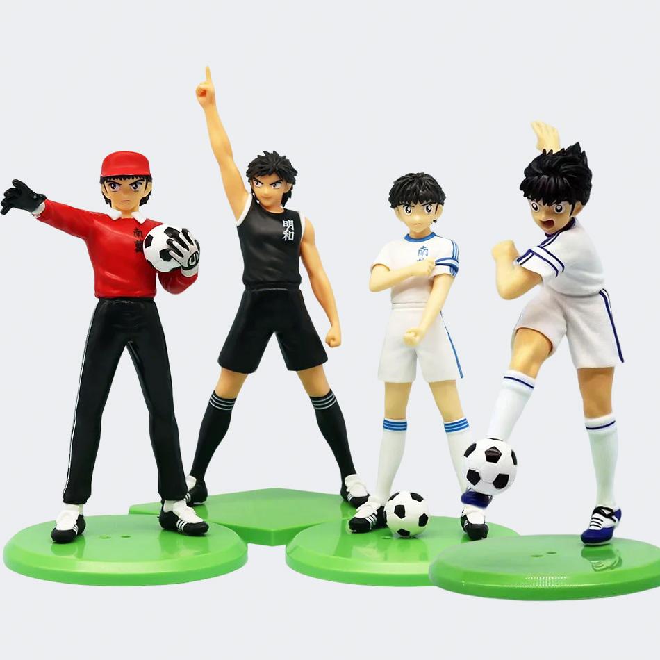 18cm Captain Tsubasa Anime Figur Ozora Tsubasa Action Figuren Hyuuga Kojirou/Wakabayashi Genzou Figuren Set Figuren Spielzeug Premium Qualität