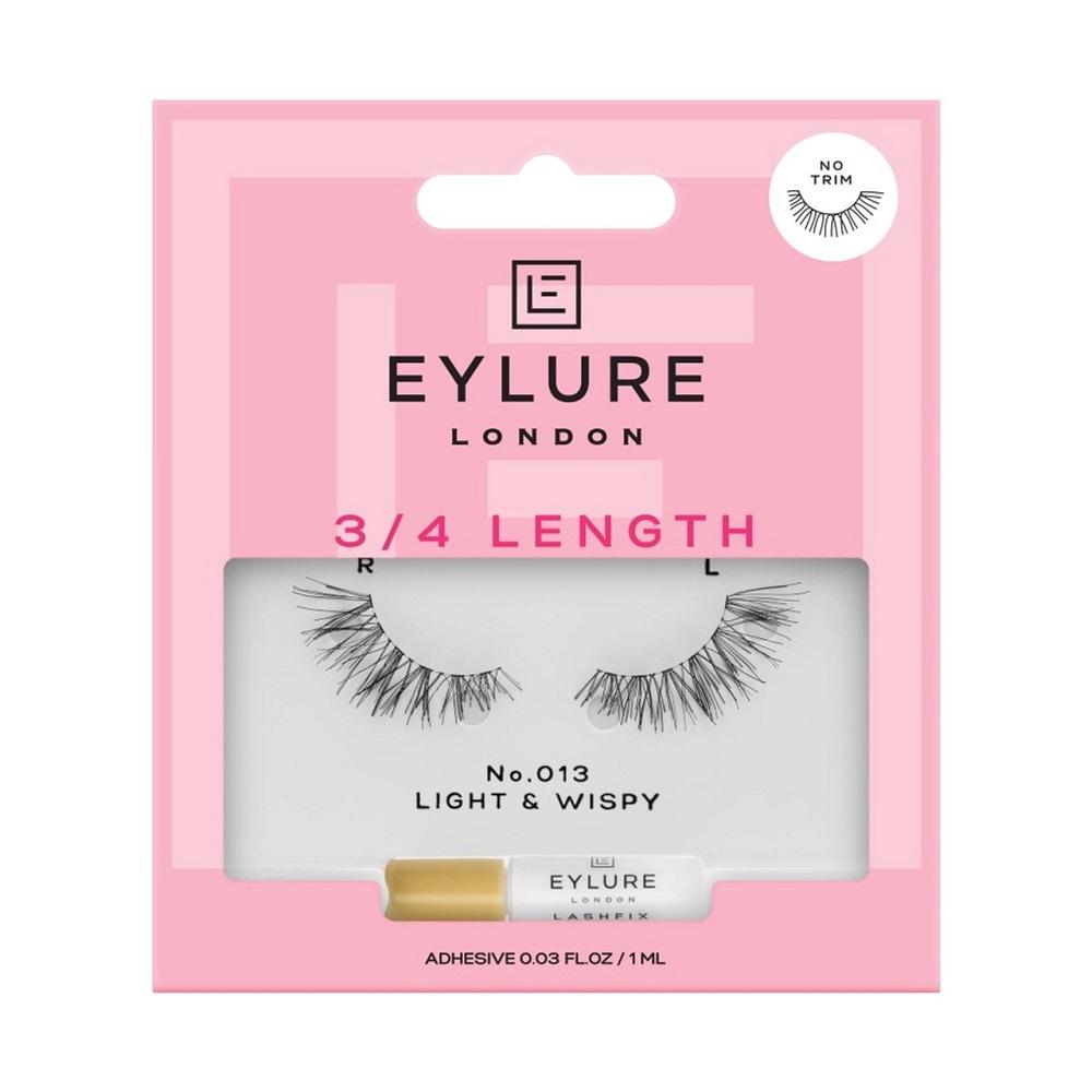 Eylure Natural Accent Lashes 013 – Elegante 3/4-Länge mit Kleber