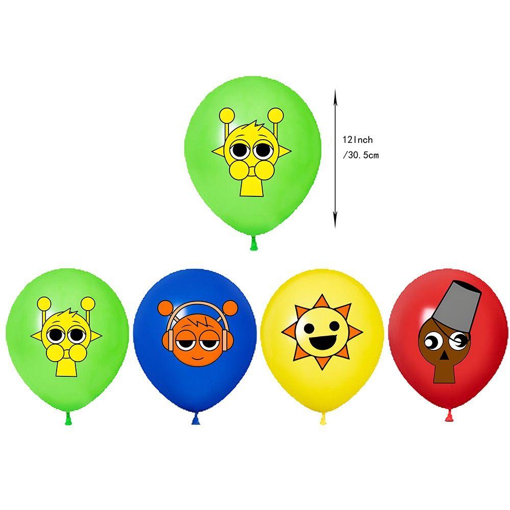 Rhythm Box Thema Geburtstagsfeier Dekoration für Kinder Sprunki Geburtstagsfeier Dekoration balloon * 16