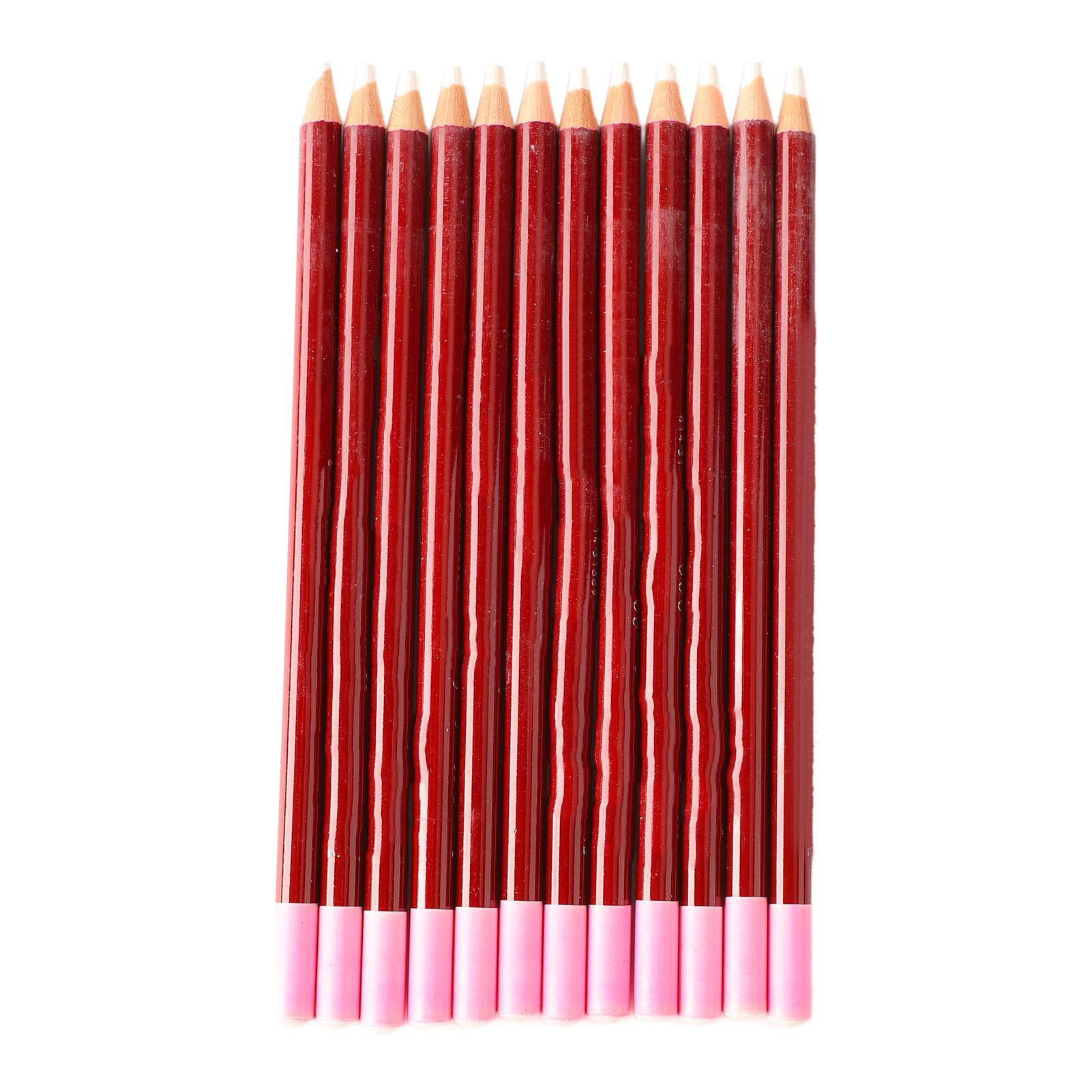 12 Stück Weißkohle-Stifte-Set Professionelle Skizzen-Highlight-Weißstifte zum Zeichnen Skizzieren