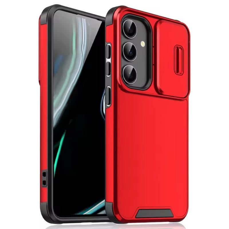 Schiebe-Kamera Handyhülle für Samsung Galaxy S25 S24 S23 S22 Ultra Plus S23 FE S21 FE S25Ultra S24Ultra 5G Hülle Silikon Coque Samsung S21 Plus