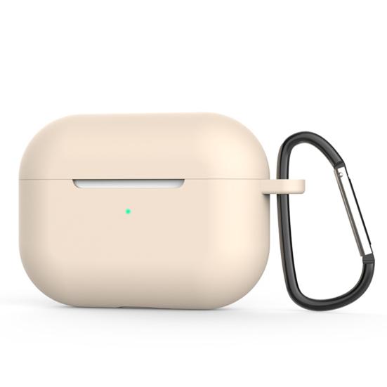 Kopfhörer Box Fall Staubdicht Stoßfest Schützen Hohe Anpassungsfähigkeit Silikon Bluetooth-kompatibel Kopfhörer Abdeckung für Airpods Pro apricot