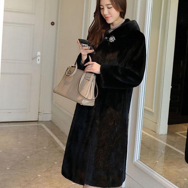 Winter Übergroßen Langen Mit Kapuze pelzmantel Frauen Trendy Weibliche Warme Mantel Vintage Casual Lose Faux Pelz Mäntel Plüsch Mäntel XXXL schwarz