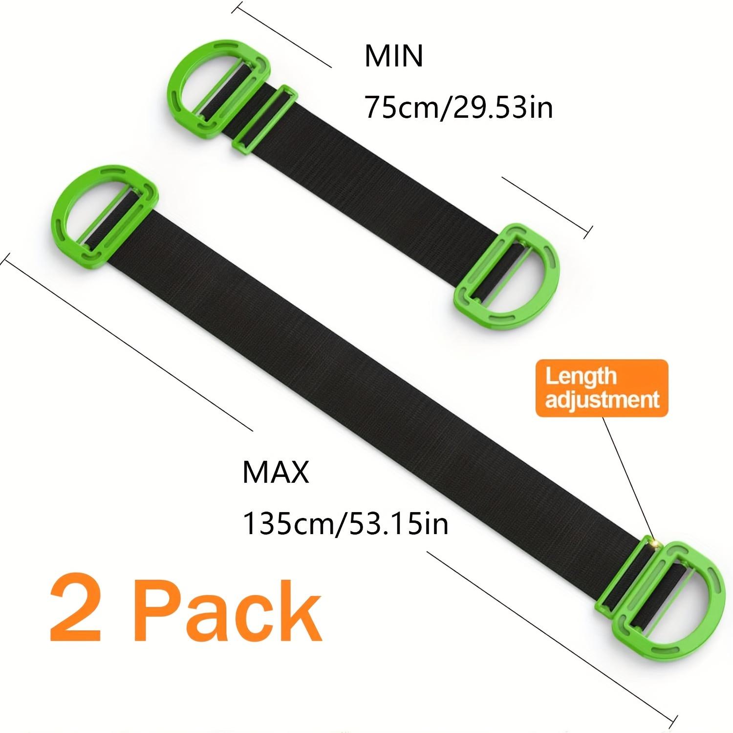 2 verstellbare Hebe- und Transportgurte – Möbeltransportgurte für Möbel, Kartons, Matratzen, Baumaterialien und schwere Lasten, trägt bis zu 272 kg 2pcs