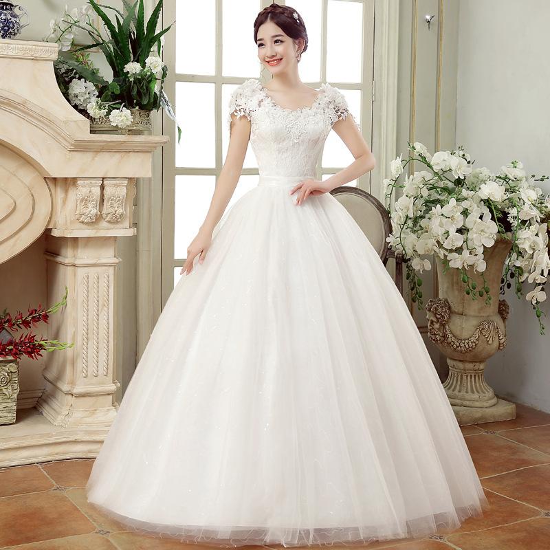 Hochzeits-Partykleid, Brautkleider, Sommermode, Spitze, trägerlos, Braut-Hochzeitskleid XS weiß