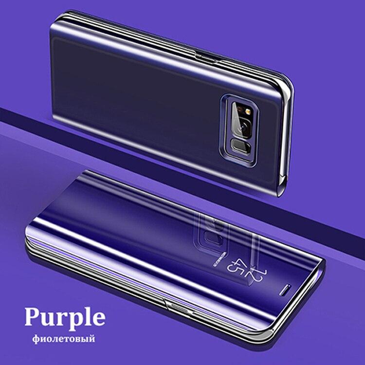 Flip Fall Für Samsung Galaxy Note 8 9 10 20 S20 S21 S8 S9 S10 S7 S20FE S21FE Plus M12 f62 M62 Abdeckung Coque Samsung Note 8 violett