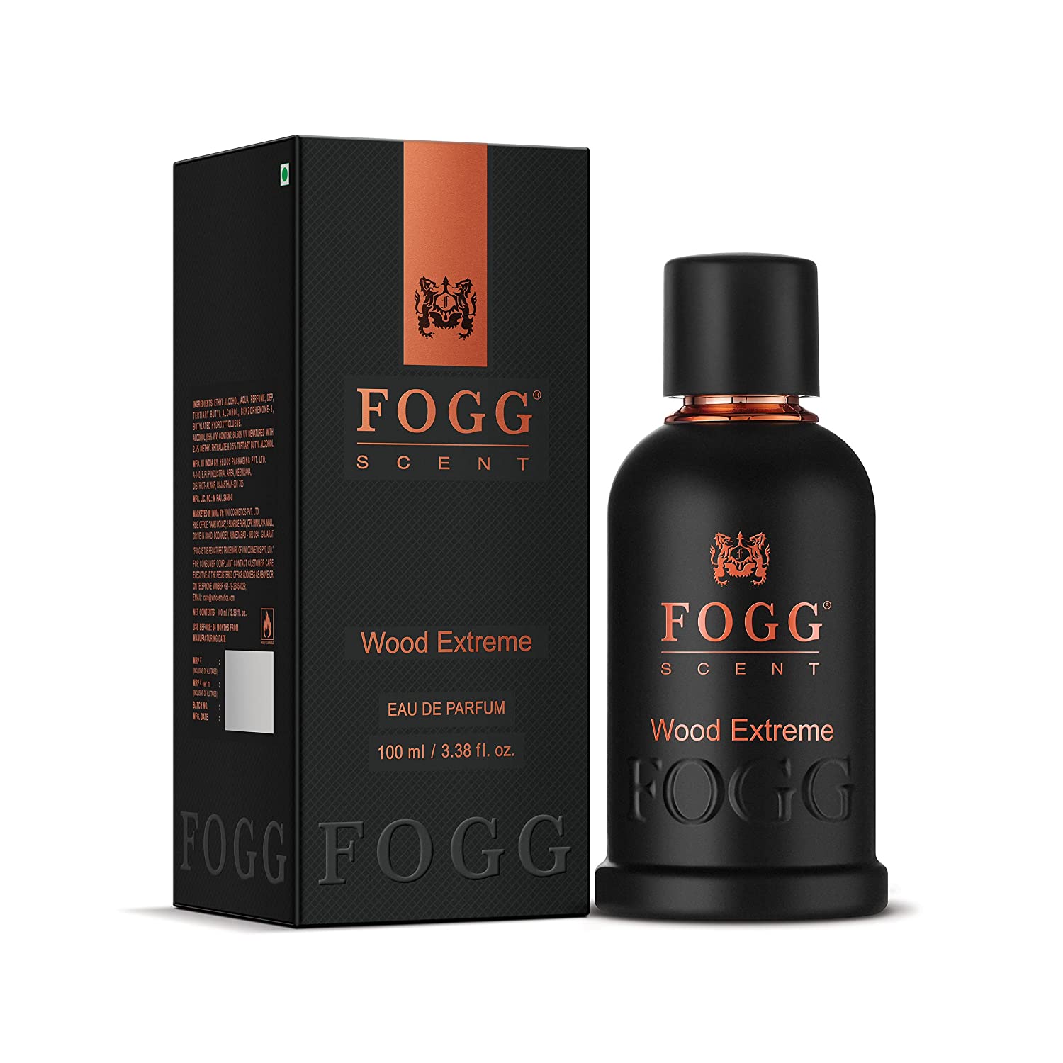 Fogg Wood Extreme, Eau de Parfum, Parfüm für Männer, lang anhaltendes Parfüm, 100 ml 100ml