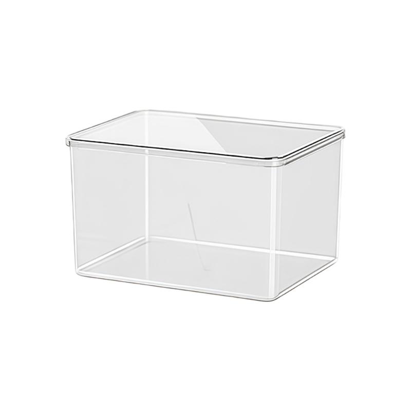 Klarer Acryl-Wasserterrarium-Aquarium-Rahmenlos, bruchsicher, zur Gestaltung von Unterwasserszenen, Heimdekoration S white