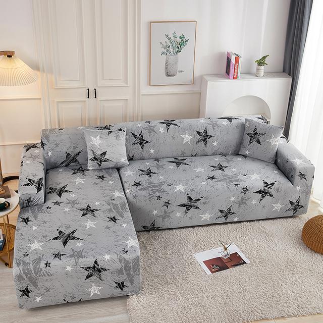 2021 neue Floral Sofa Protector Sofa Abdeckungen Für Wohnzimmer Elastische Stretch Schonbezug Schnitt Ecke Sofa Abdeckungen 1/2/3/4-Sitzer 1-seater 90-140cm