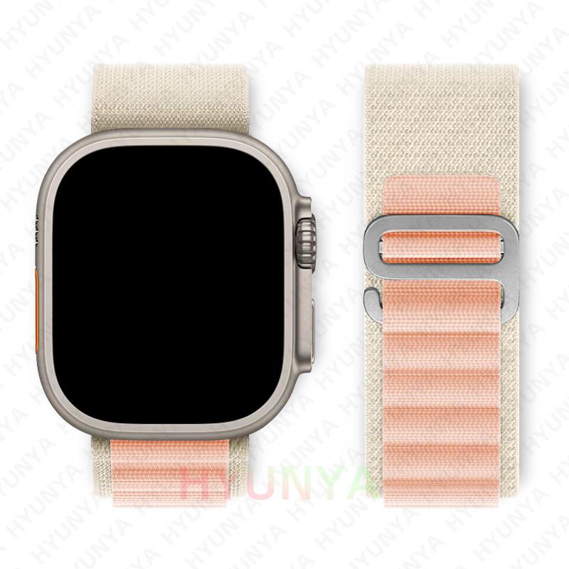 Alpines Armband für Apple Watch Armband Serie 10 9 8 7 SE Ultra 2 41mm 42mm 45mm 46mm 49mm 40mm 44mm IWatch Correa Armband 38-40-41 S10-42mm