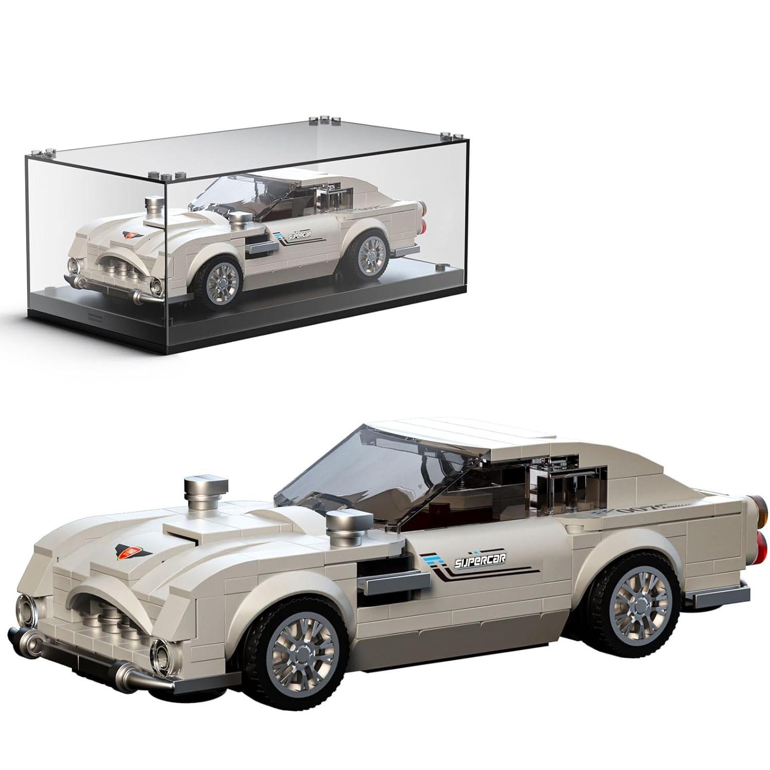 Mould King Speed Champion Martin 007 Supercar 27050 Bausatz Spielzeug Sammlerstück Modellauto Block Kindergeschenk 8+(348 Stück)