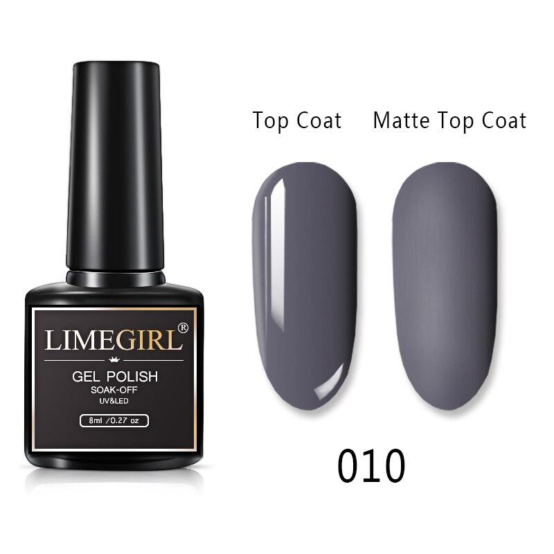 Limegirl 8 ml Glitzer-UV-Gel-Nagellack, glitzernde Pailletten, Soak-Off-UV-Gel-Lack, bunter Nagel-Gel-Nagellack, DIY-Nagelkunst-Lack