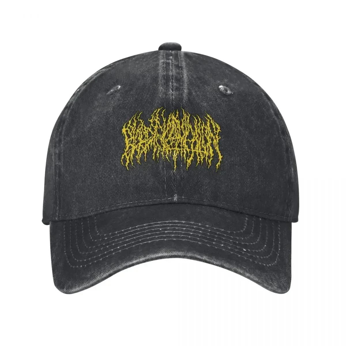 Blood Incantation Goldene Baseballkappe Golfbekleidung Hut Unisex Für Die Sonne Lustiger Hut Unisexs Luxus Damen