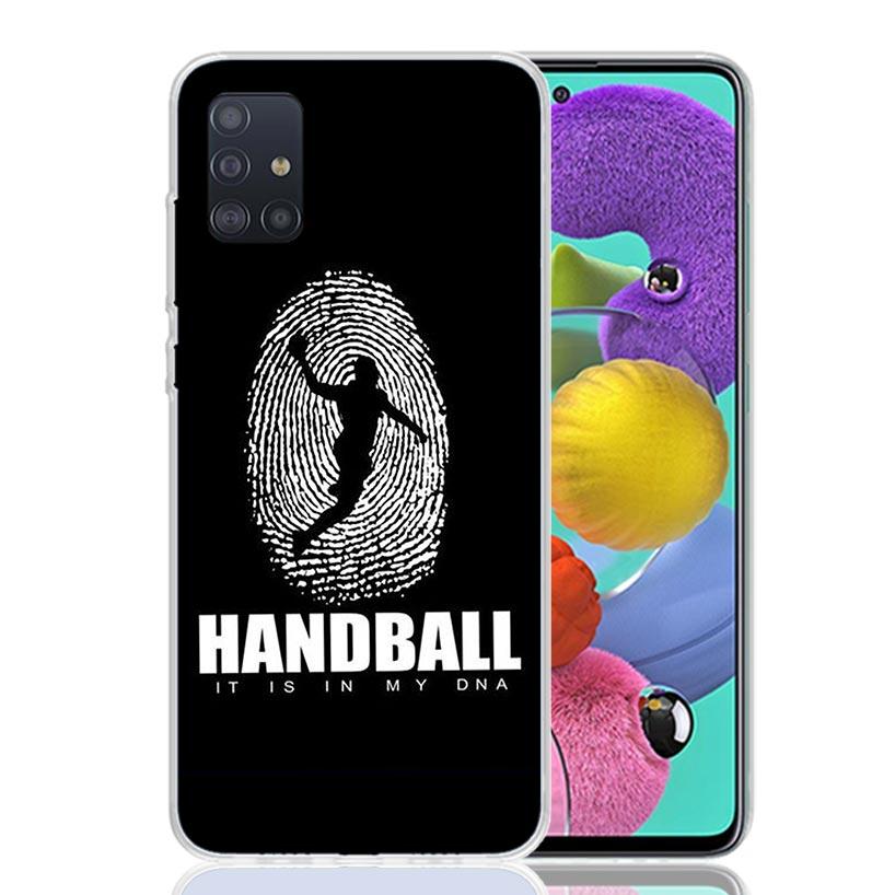 Handball Sport Handyhülle Für Samsung Galaxy A52 A32 A22 A12 A02S A50S A30S A51 A31 AA71 Note 20 Ultra 10 S10 Plus Galaxy A51 A7 Samsung A32 4G