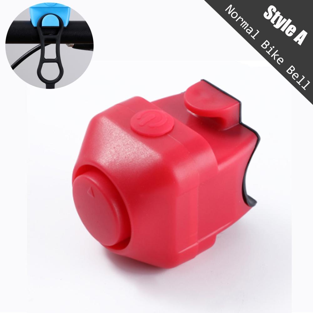 Elektrische Fahrradklingel Fahrradzubehör Elektrische Fahrradhupe Fahrradlenkerklingel rot