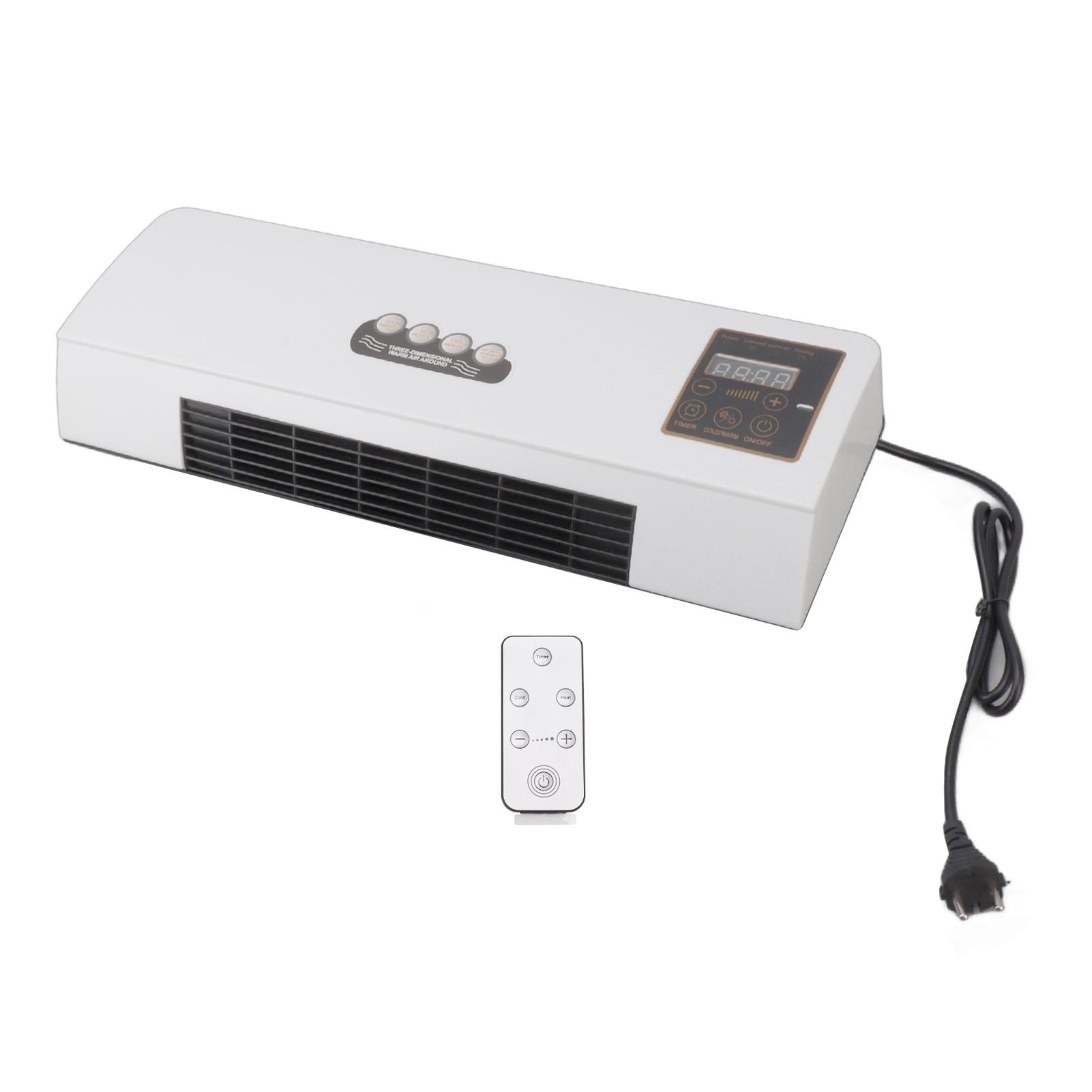 1800W Wandmontierter Klimaanlagen-Heizlüfter Elektrische Kühl-Heizmaschine Heizung Heizelement ADM EU Plug