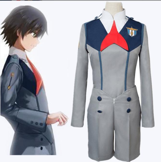 Anime DARLING In The FRANXX Cosplay Kostüme Hiro Cosplay Kostüm Halloween Karneval Party Cosplay Kostüm XL beige