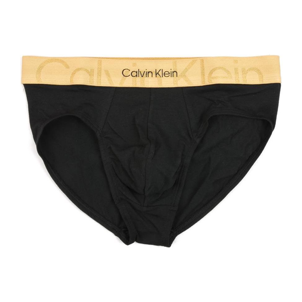 Calvin Klein Buchstabenlogo Print Triangel Unterwäsche Herren Unterwäsche Schwarz NB3287A-UB1 S
