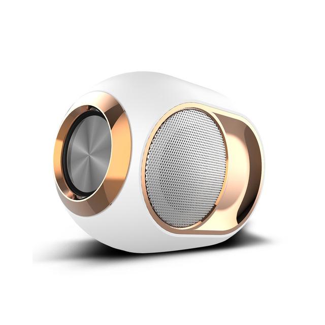 X6 Bluetooth-Lautsprecher, neuer kabelloser Bluetooth-Lautsprecher, Outdoor-Subwoofer, FM-Radio, kabellose Subwoofer-Karte, TWS Bluetooth-Audio weiß