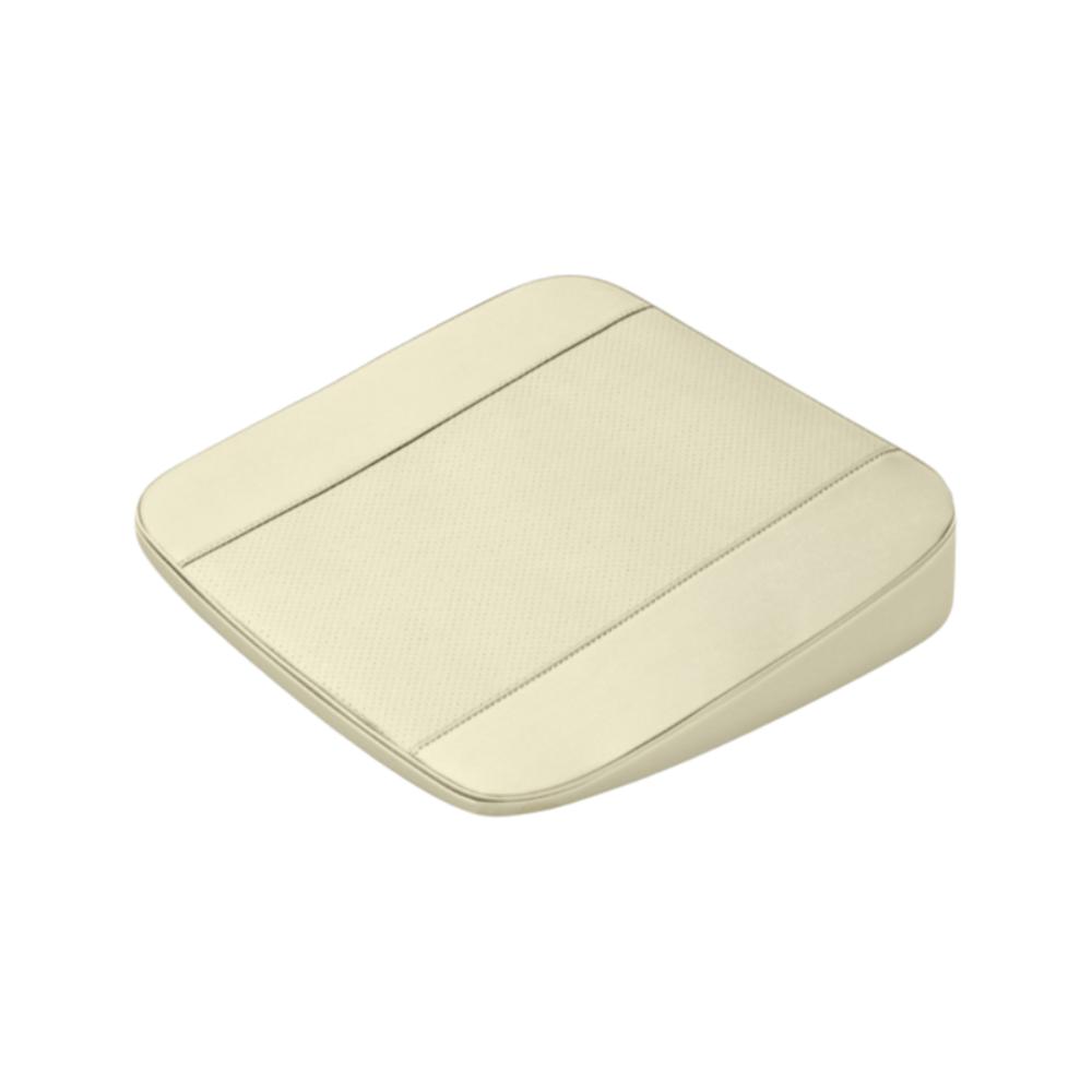 Ergonomisches Design Autositzkissen Verbesserung der Sicht beim Fahren Keilkissen für Autositz beige