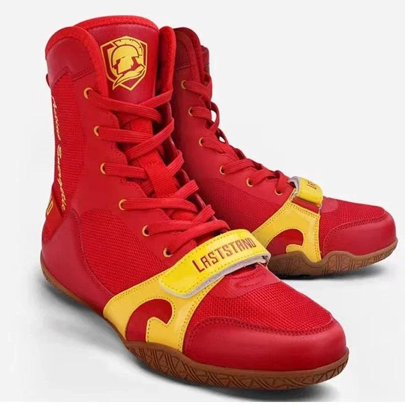 Neu Boxen Schuhe Männer Licht Wrestling Schuhe Luxus Boxen Schuhe Getragen 44