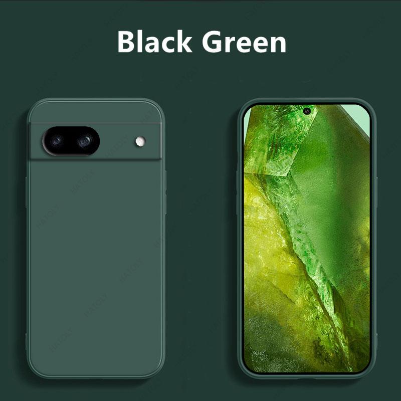 Für Google Pixel 8a Hülle Für Google Pixel 8a Hülle Funda Flüssiges Weiches Silikon Für Bumper Handy Rückseite Für Google Pixel 8a For Google Pixel 8a
