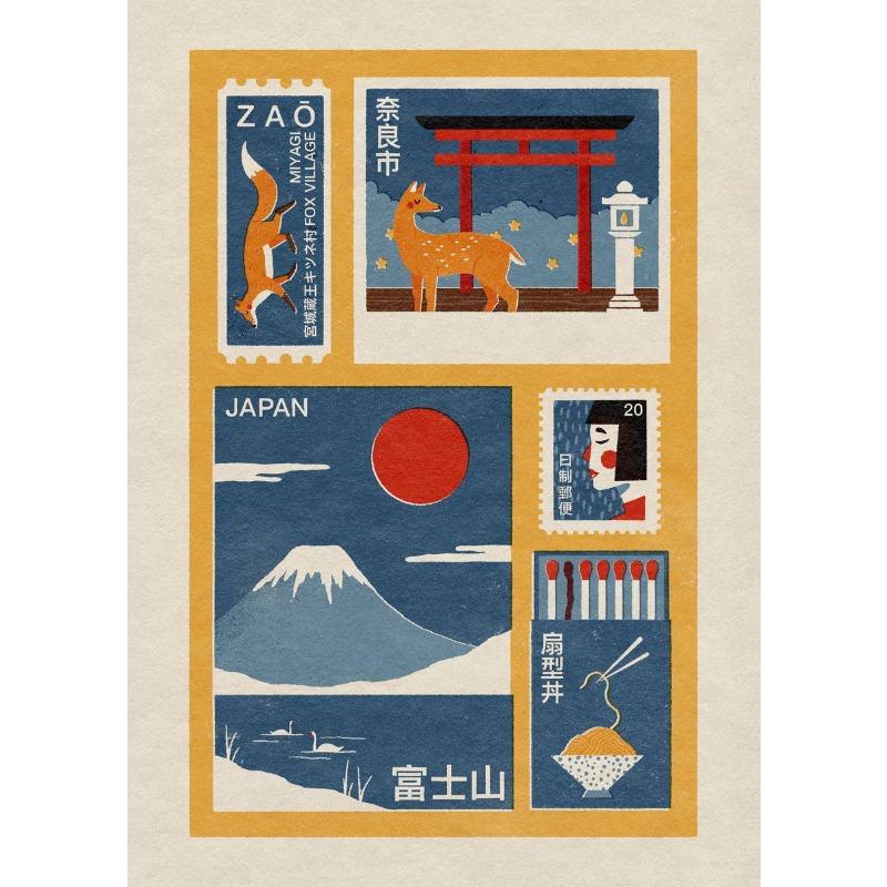 Vintage Illustration Mode Mädchen Leben Kunst Dekor Leinwand Poster Wohnung Ästhetische Wanddekoration Haus Wohnzimmer Wanddekoration 21cm×30cm NoFrame