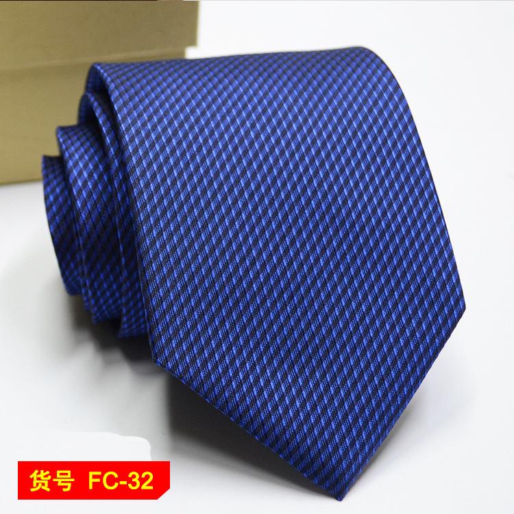 Herren Krawatte, Business Einfarbig Gestreift 8C Pfeil Jacquard Krawatte