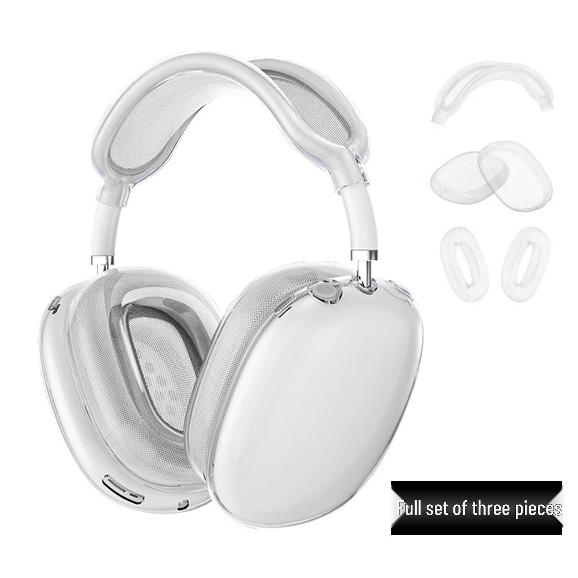 Kompatible Apple AirPods Max TPU Schutzhülle - Over-Ear Silikon Kopfhörerhülle AirPods Max