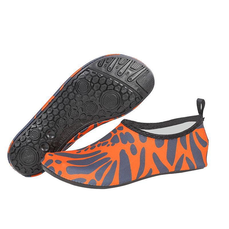 Rutschfeste Unisex-Wasserschuhe – weiche, schnittfeste Barfußschuhe für Strand, Schwimmen und Outdoor-Aktivitäten 3XL [size 44-45] orange
