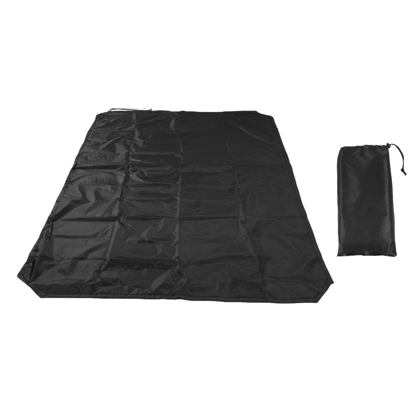 Auto Dachbox Abdeckung Gepäckträger Wasser Regen Staubdicht für SUV Outdoor Reise 210D Silberbeschichtet 170 X 145cm / 66.9 X 57.1in