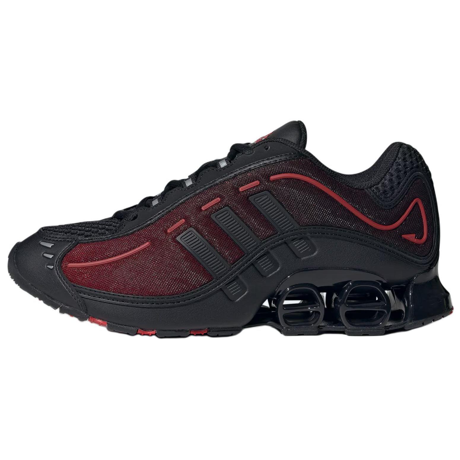 Adidas Megaride O1 Bequeme Vielseitige Rutschfeste Verschleißfeste Low-Top Laufschuhe Unisex Laufschuhe Rot Schwarz JP9625