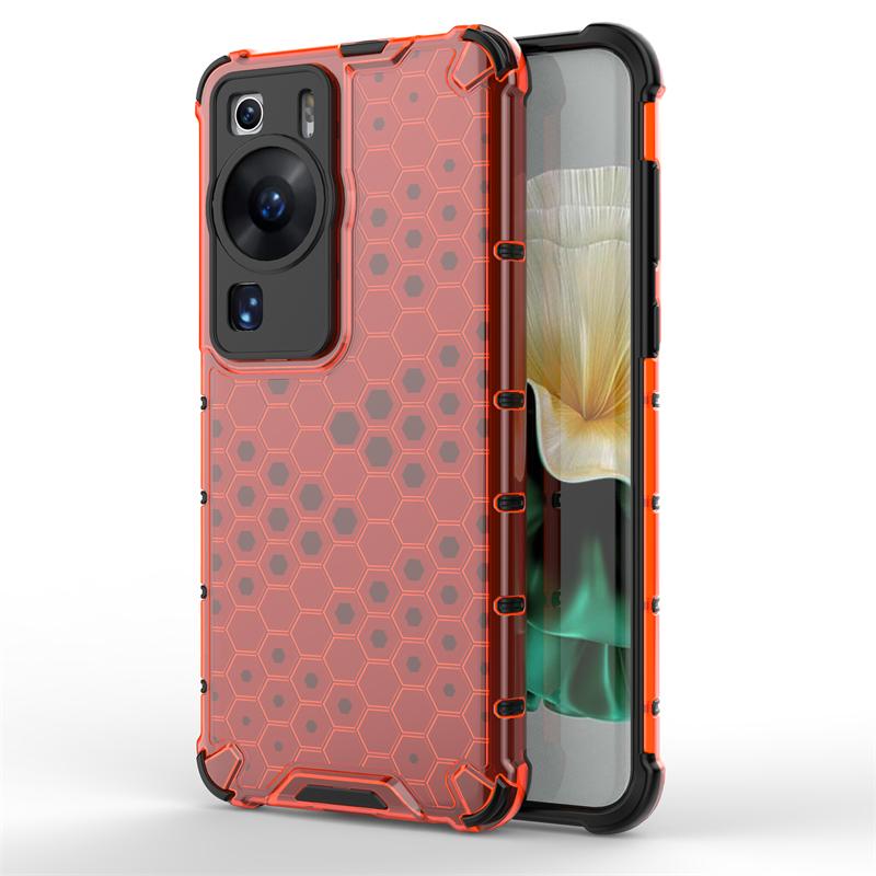 Stoßfestes Transparentes Case Für Huawei P60 Pro Bumper Waben-Panzerhülle Für Huawei P60 Pro Hülle Abdeckung Für Huawei P60 P 60 Pro For Huawei P60