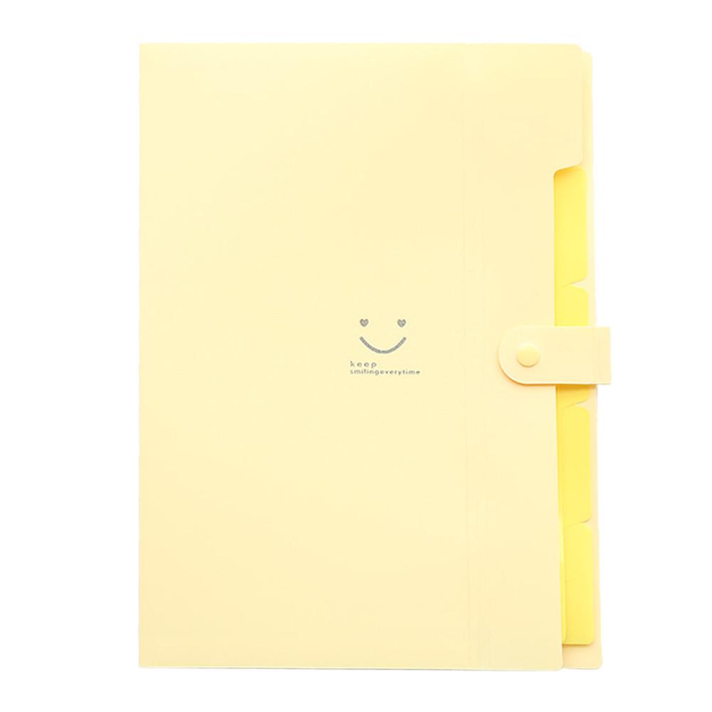 A4 Aktentasche, Dokumententasche, Geldschein-Ordner-Halter, Organizer, Verschluss, Bürobedarf beige