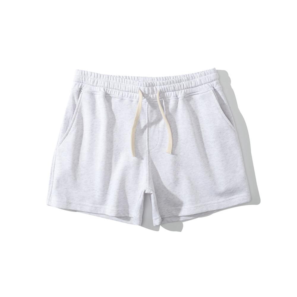 Sommer Bodybuilding Sport Shorts Männer Casual Bermuda Gym Fitness Running Training Hosen Männliche Baumwolle Sport Böden XXL weiß