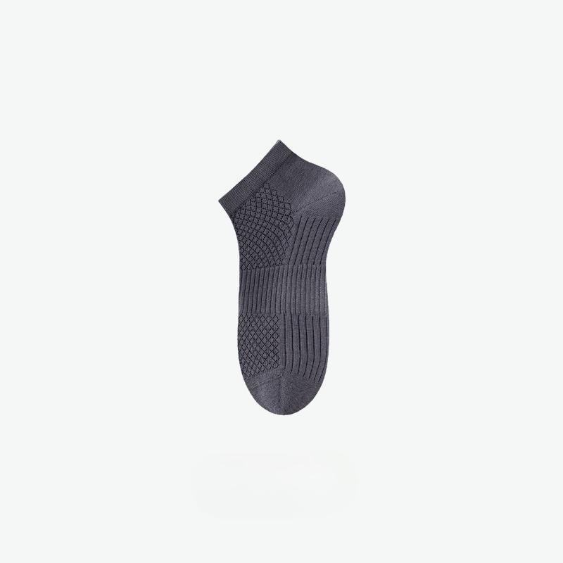 Socken - Herren Nicht-Rutsch-Sommer Kühlendes Gefühl Maulbeerseide Geruchshemmend Knochenlose Socken, Frühling und Sommer Dünner Stil Einfarbig Kurze Socken 1 pair
