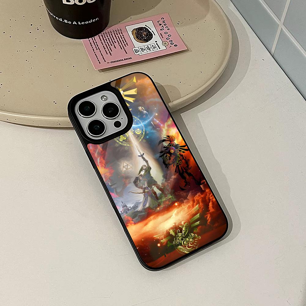 The Legend of Z-Zelda Handyhülle für iPhone 17 16 15 14 Air 13 12 11 Pro Max Mini Plus Fundas Schale PC+TPU Abdeckung iPhone 16 Pro