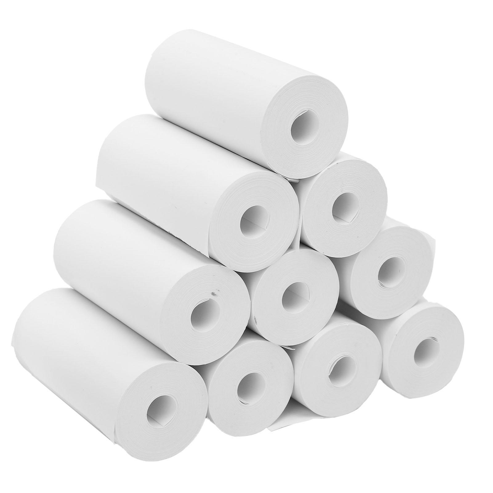 10 Rollen Sofortbildkamera-Fotopapier 57x25mm Thermodruckpapier zum Nachfüllen Ersatzzubehör
