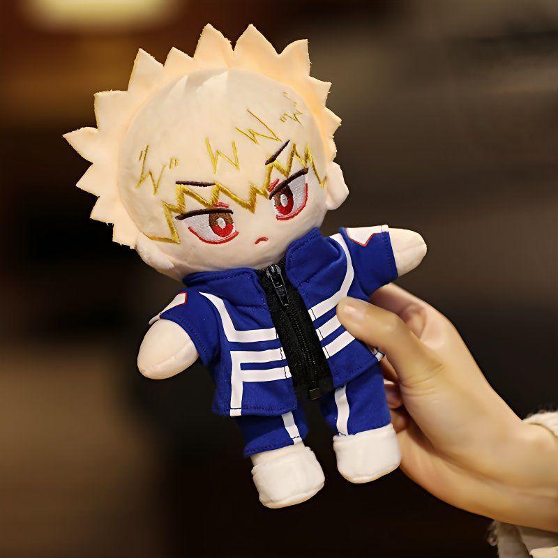 Boku no Hero Academia Plüschtiere 20cm Anime Kuscheltiere Bakugou Plüschtiere Spielzeug Kinder Midoriya Izuku Puppe Fan Weihnachtsgeburtstagsgeschenke 20cm blue