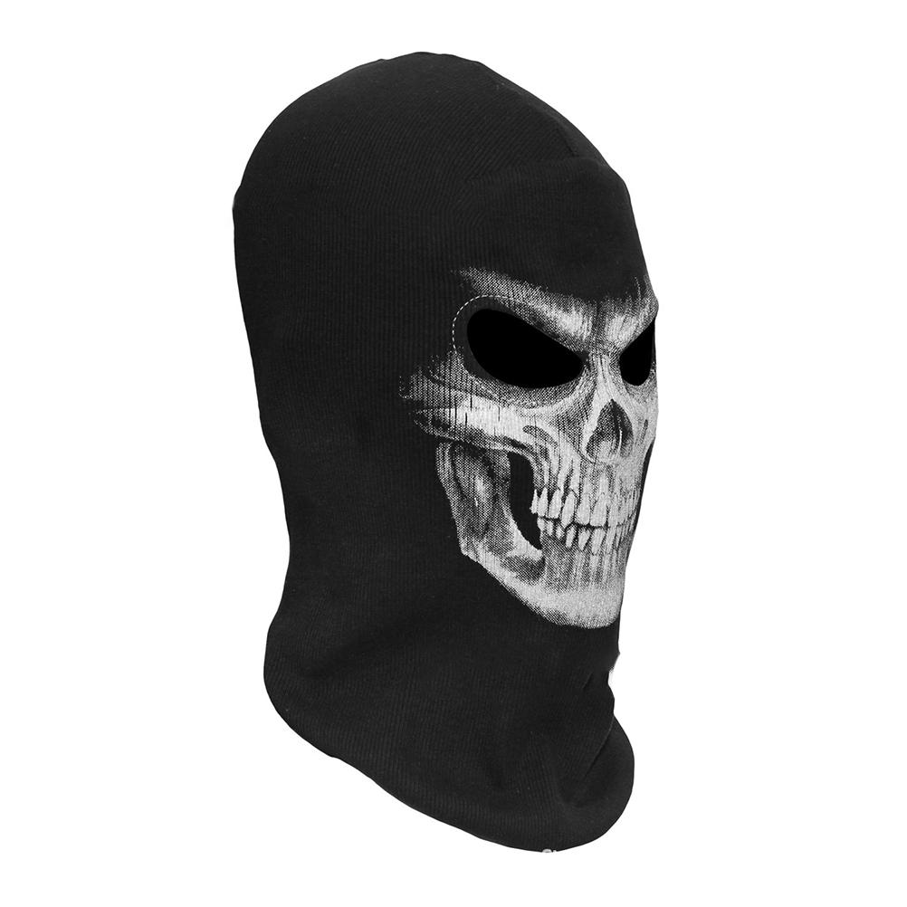 Halloween 3D Skelettmaske Gruselige Skelett Sturmhaube Geist Cosplay Kostüm Halloween Party Vollgesicht