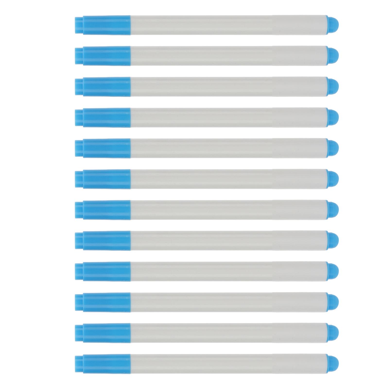 12 Stück Wasserlösliche Stifte Waschbare Ausbleichende Wasserlösliche Stifte Nähen Stickerei Stoffmarkierung