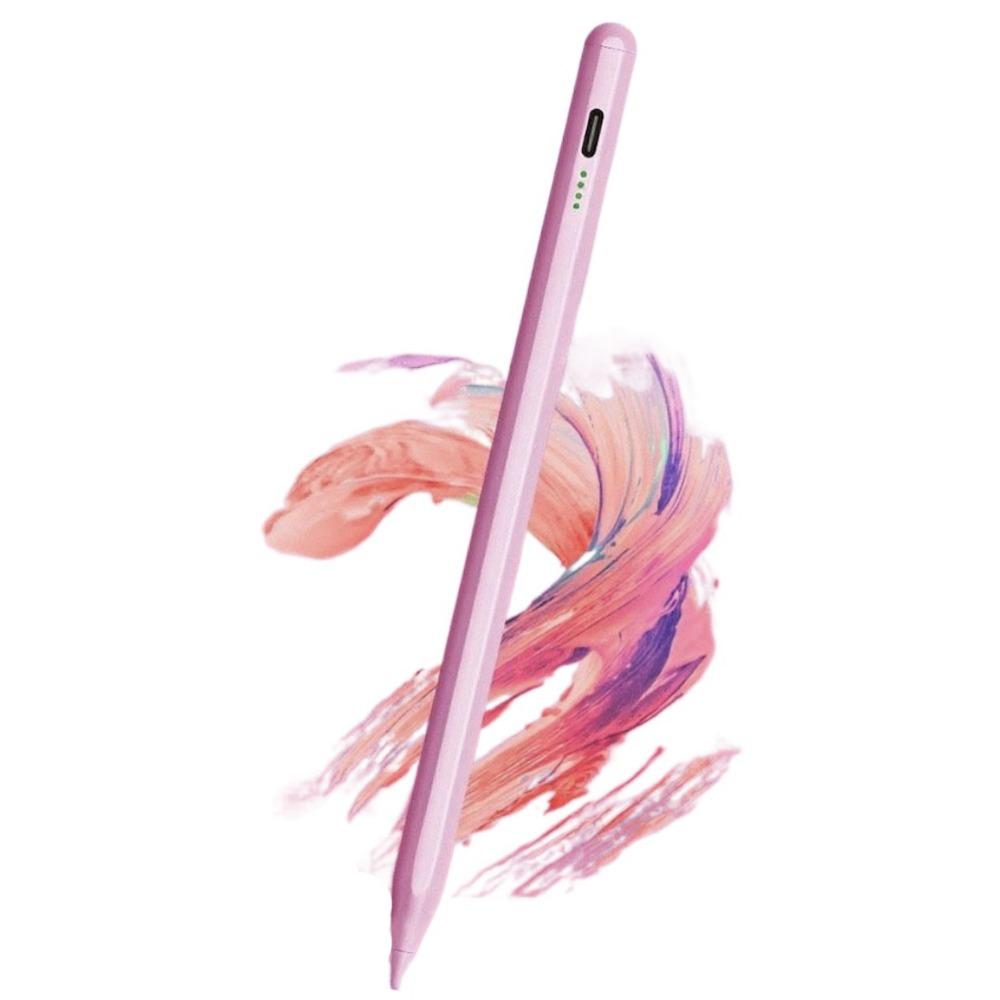 Doppelter Gummikopf 3-in-1 Stylus Stift Telefon Zeichnen Telefon Stylus Telefon Zubehör rosa