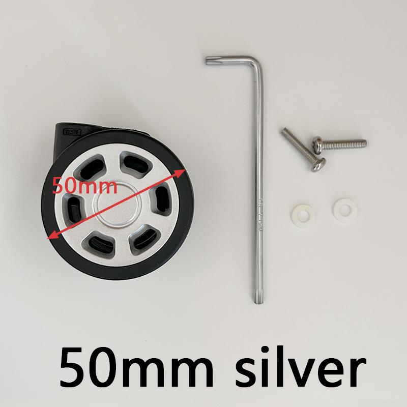 1 Stück Gepäckräder für Rimowa Koffer Zubehör Ersatz Belastbare Leise Rollen Universalradbasis Trolleykoffer