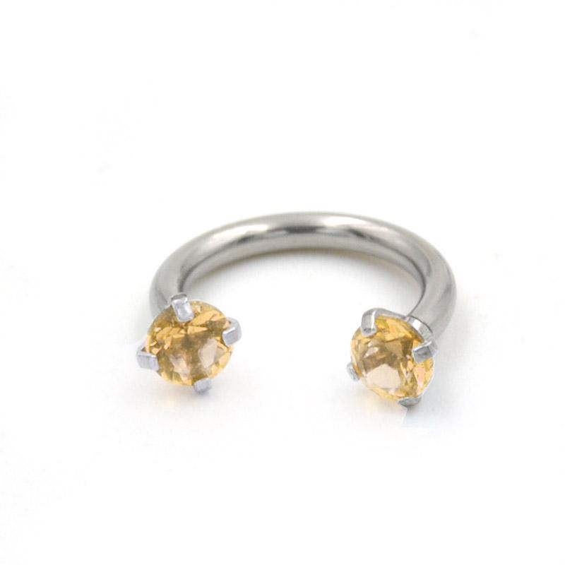 1 Stück Mode Punk Ohrringe Frauen Strass Piercing Septo Nase Lippe Ohr Septum Knorpel Captive Hoop Ring Schmuck Nasenring Lippenring champagner