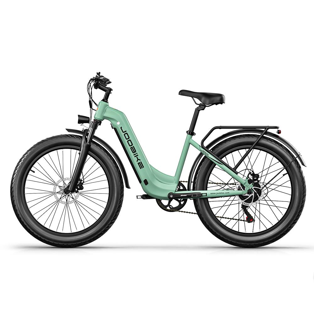 E-Bike JOOBIKE JOO1 1000W Motor 48V17.5Ah Abnehmbarer Akku 26*3.0 Fettreifen E-Bike Höchstgeschwindigkeit 45KM/H Geeignet für städtische und bergige Gebiete 1000W JOO1 grün