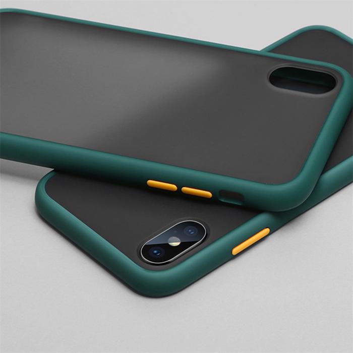 Stoßfeste Handyhülle für iPhone 11 Pro Max, luxuriöse transluzente weiche Hülle für iPhone X XS Max XR 9 8 7 6 6S Plus Hülle For iPhone 6S dunkelgrüne