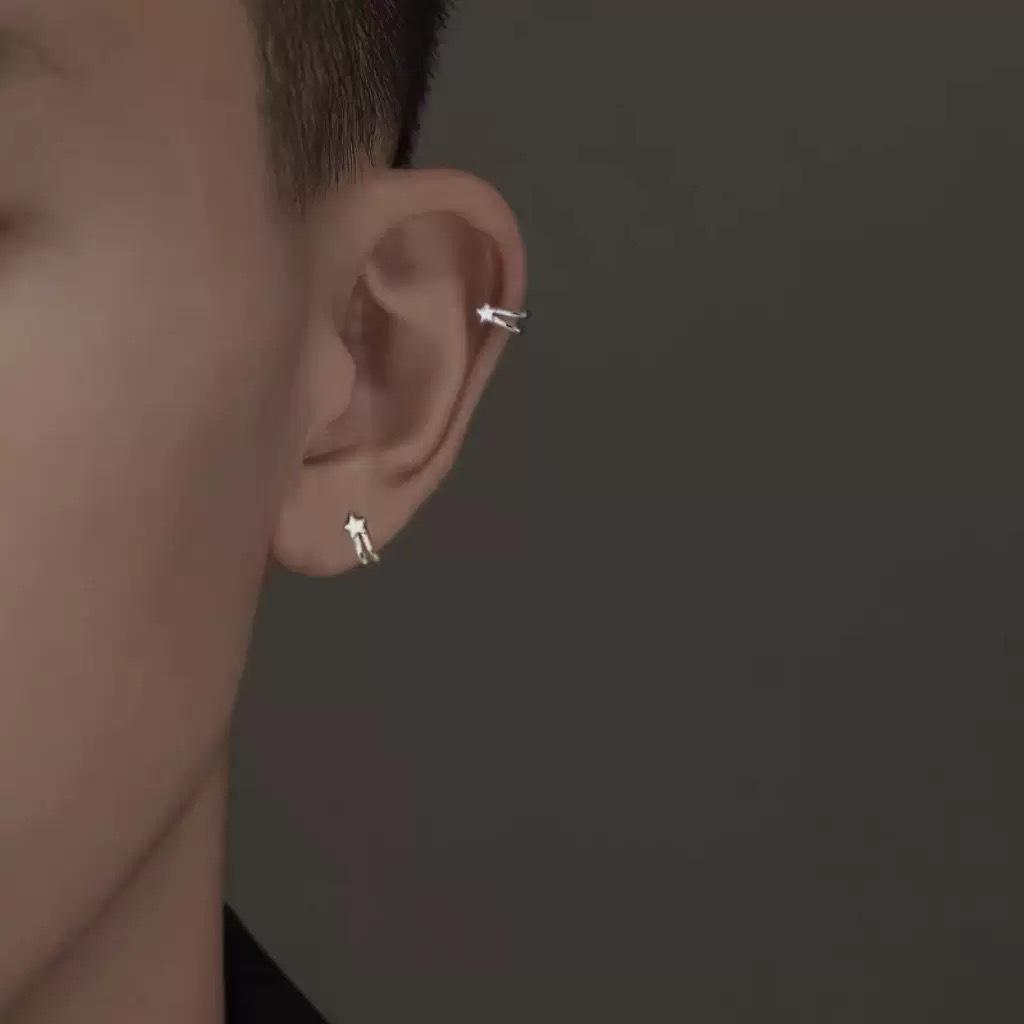 Schmerzloser Herren-Ohrklemmen: Vintage Chic, Nischendesign, Kein Piercing erforderlich