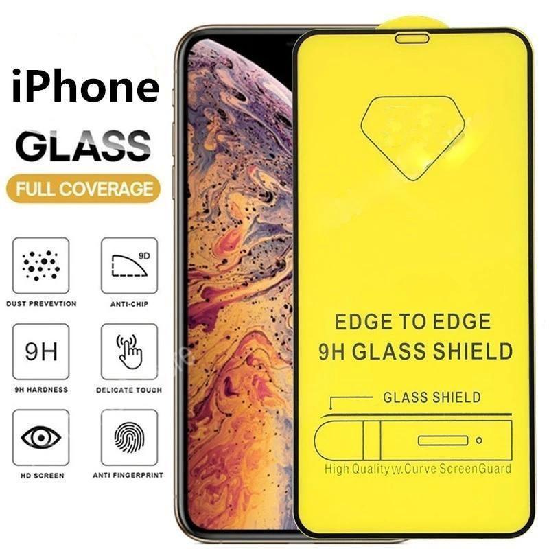 Für iPhone 17 16 15 14 13 13 Pro 13 Pro Max 12 Pro 12 Pro Max 11 11 Pro 11 Pro Max XR X Max Schutzglas Gehärtetes Glas Displayschutzfolie Vollabdeckung iPhone 17 Pro Max schwarz