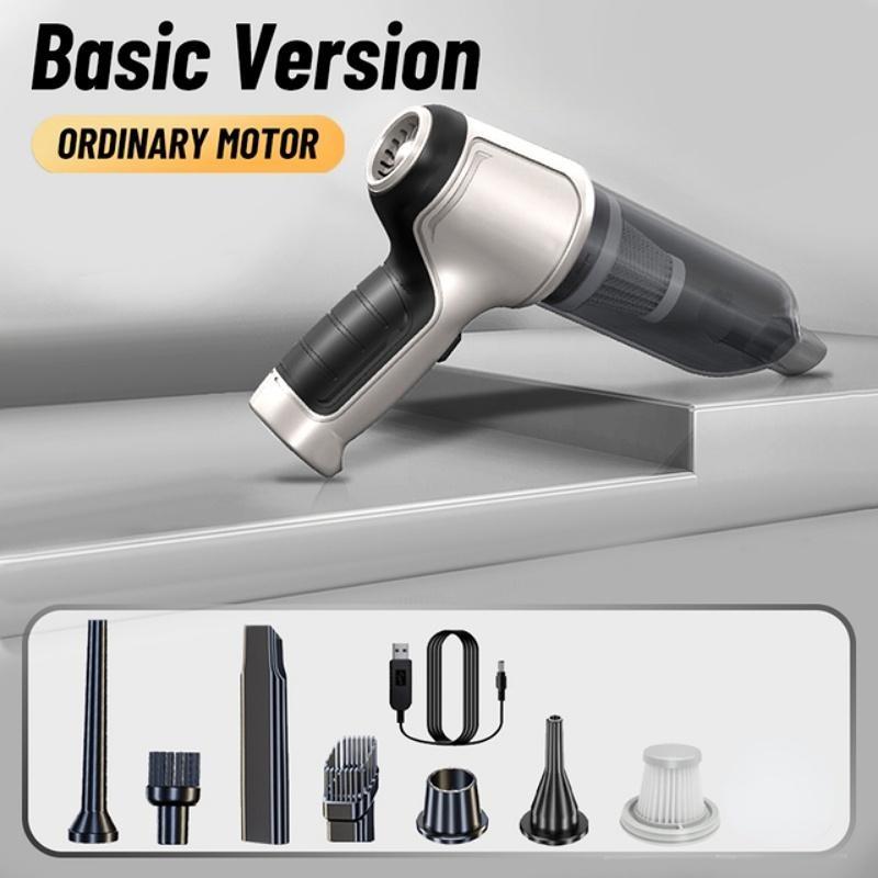 Neuer 95000PA kabelloser Auto-Staubsauger, leistungsstarke Reinigungsmaschine, Autozubehör, Zuhause, Auto, tragbarer Mini-Akku-Reiniger, starke Saugkraft Basic Version&1 Filter