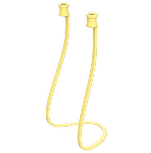 Anti-Verlust-Silikon-Gurt für AirPods 1 2, Silikon-Halsband, Seil für Huawei Fly Pods/Freebuds 2 gelb